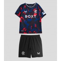 Camiseta Rangers Tercera Equipación Replica 2024-25 para niños mangas cortas (+ Pantalones cortos)